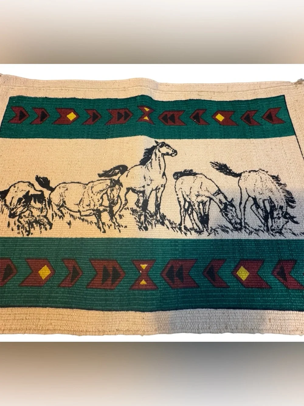 Southwestern Horse Print Placemats set of 4